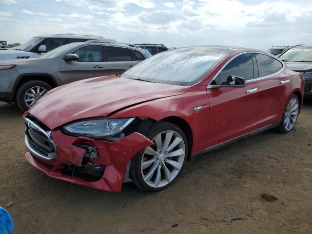 5YJSA1CP3DFP08948 - 2013 TESLA MODEL S Կարմիր լուսանկար 1