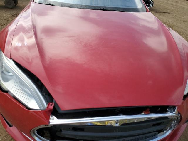 5YJSA1CP3DFP08948 - 2013 TESLA MODEL S Կարմիր լուսանկար 11