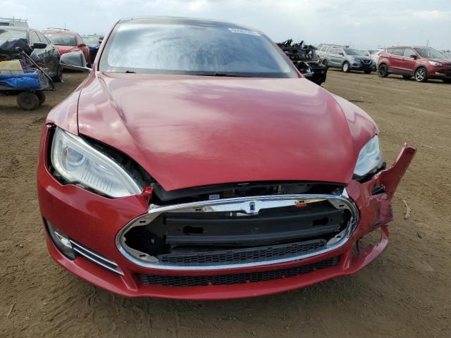 5YJSA1CP3DFP08948 - 2013 TESLA MODEL S Կարմիր լուսանկար 5