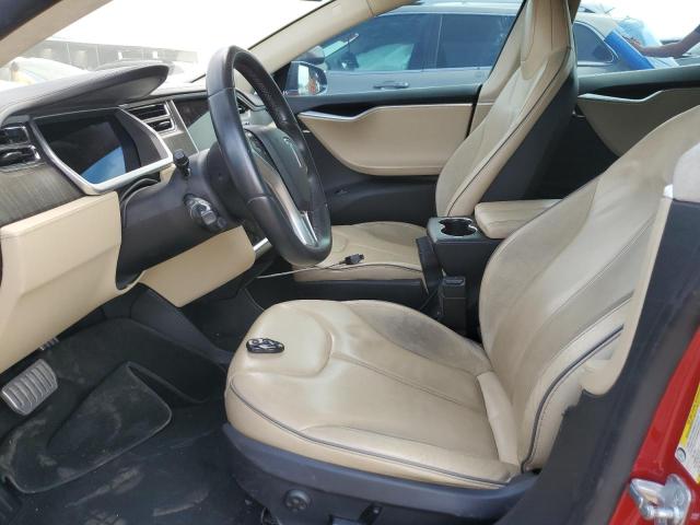 5YJSA1CP3DFP08948 - 2013 TESLA MODEL S Կարմիր լուսանկար 7