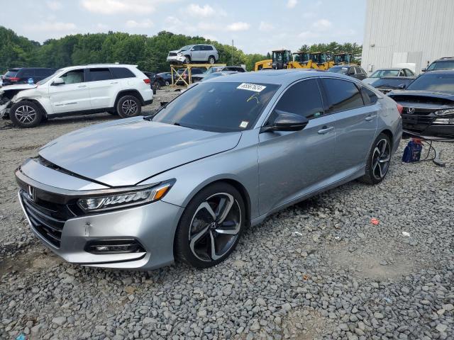 1HGCV2F38KA018384 - 2019 HONDA ACCORD SPORT GRAY photo 1