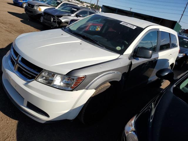 3C4PDCAB7CT151266 - 2012 DODGE JOURNEY SE WHITE photo 1