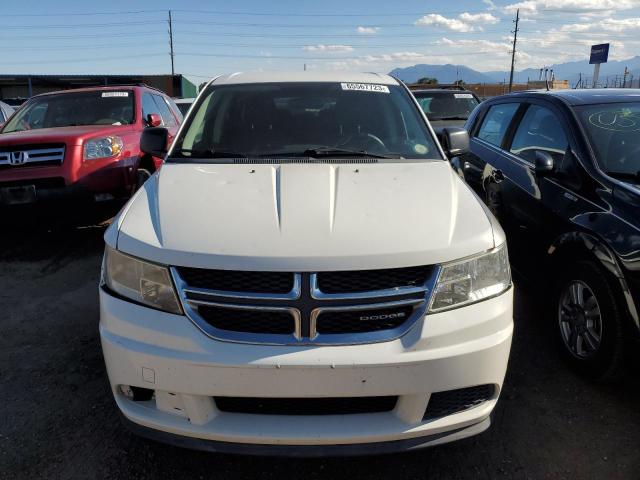 3C4PDCAB7CT151266 - 2012 DODGE JOURNEY SE WHITE photo 5