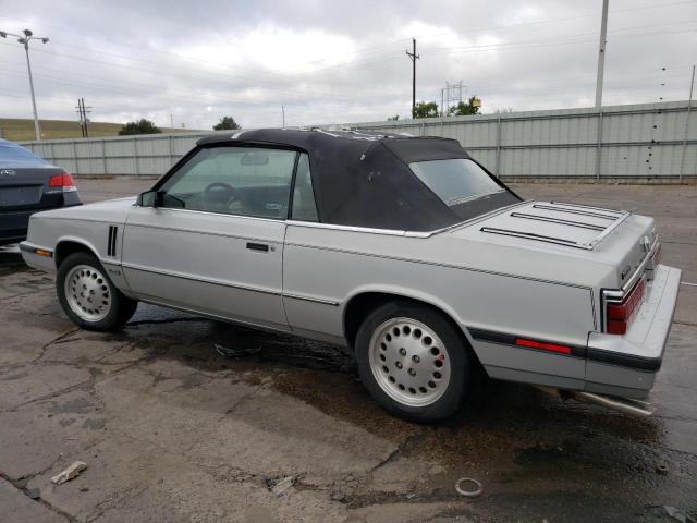 1B3BV55E4EG304850 - 1984 DODGE 600 SILVER photo 2