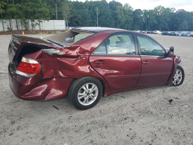4T1BF30K85U108968 - 2005 TOYOTA CAMRY LE RED photo 3