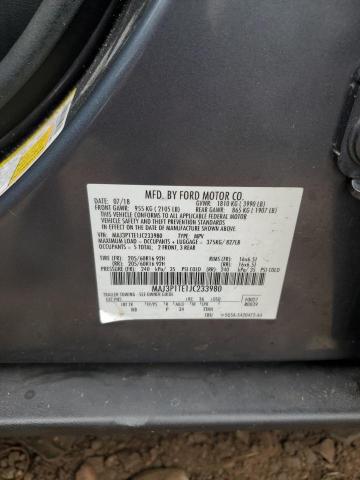 MAJ3P1TE1JC233980 - 2018 FORD ECOSPORT SE ნაცრისფერი ფოტო 13