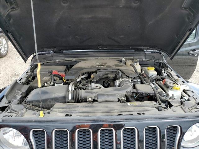 1C4HJXEG1KW627501 - 2019 JEEP WRANGLER UNLIMITED SAHARA შავი ფოტო 11