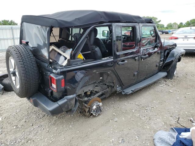 1C4HJXEG1KW627501 - 2019 JEEP WRANGLER UNLIMITED SAHARA შავი ფოტო 3