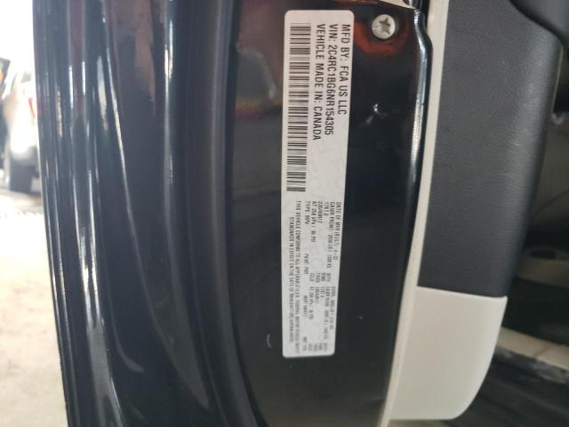 2C4RC1BG6NR154305 - 2022 CHRYSLER PACIFICA TOURING L Սև լուսանկար 14