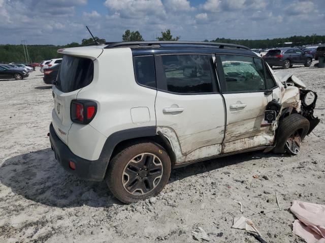 ZACCJBCB7HPF75219 - 2017 JEEP RENEGADE TRAILHAWK WHITE photo 3