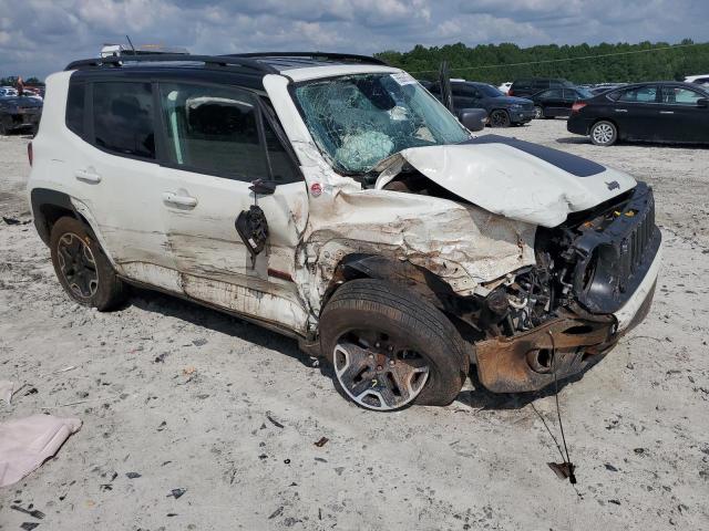 ZACCJBCB7HPF75219 - 2017 JEEP RENEGADE TRAILHAWK WHITE photo 4
