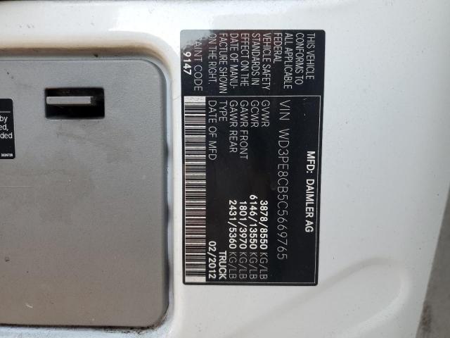 WD3PE8CB5C5669765 - 2012 MERCEDES-BENZ SPRINTER 2500 WHITE photo 14