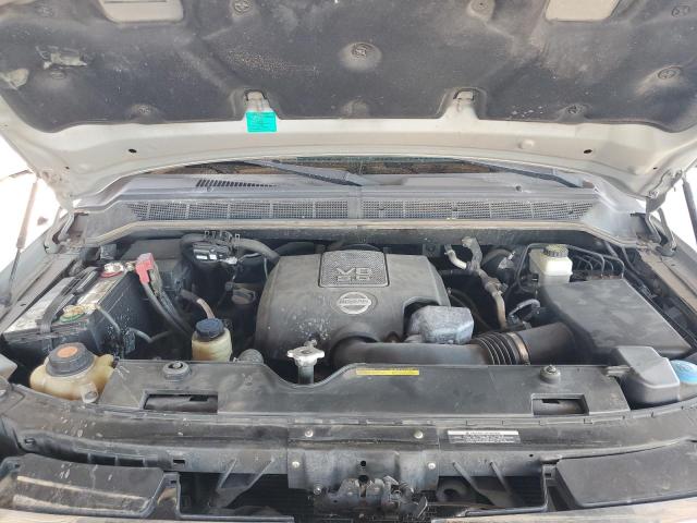 1N6AA0ED7DN306275 - 2013 NISSAN TITAN S SILVER photo 11