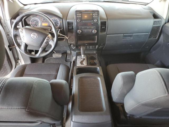 1N6AA0ED7DN306275 - 2013 NISSAN TITAN S SILVER photo 8