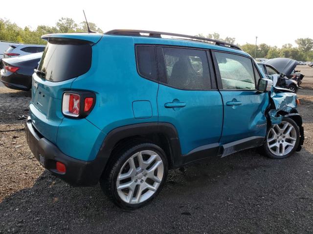 ZACNJCBB3MPM53058 - 2021 JEEP RENEGADE LATITUDE TURQUOISE photo 3