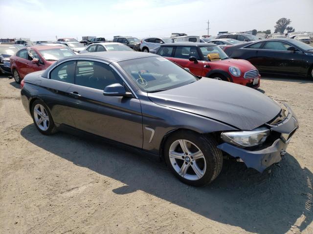 WBA3V7C52FP772222 - 2015 BMW 428 I SULEV GRAY photo 4