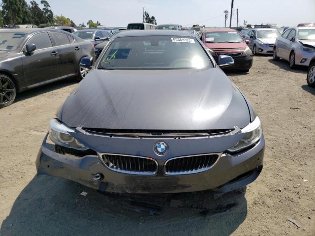WBA3V7C52FP772222 - 2015 BMW 428 I SULEV GRAY photo 5