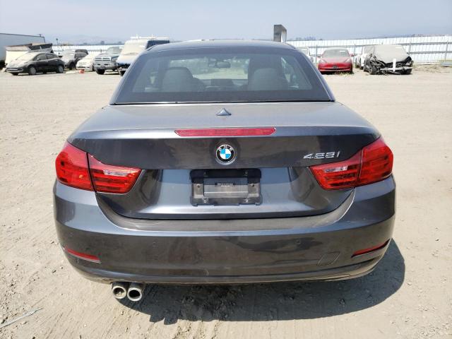 WBA3V7C52FP772222 - 2015 BMW 428 I SULEV GRAY photo 6