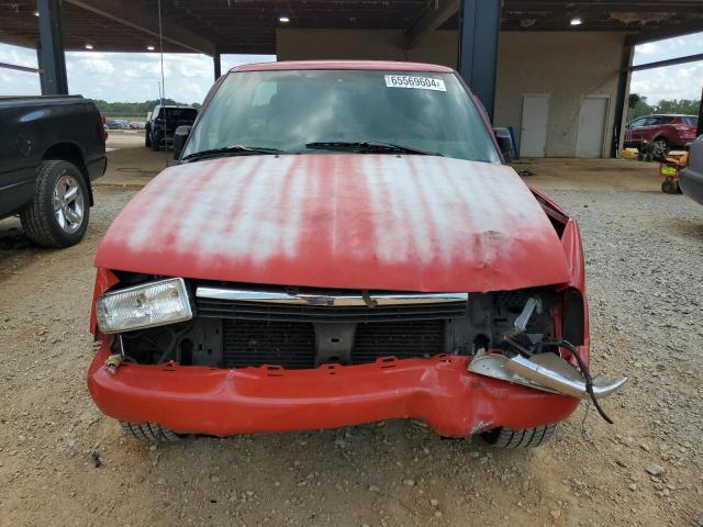 1GCCS14X0X8138170 - 1999 CHEVROLET S TRUCK S10 RED photo 5