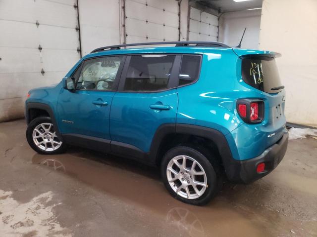 ZACNJBBB5LPL12419 - 2020 JEEP RENEGADE LATITUDE TEAL photo 2