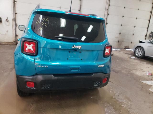 ZACNJBBB5LPL12419 - 2020 JEEP RENEGADE LATITUDE TEAL photo 6