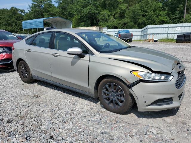 3FA6P0G79FR192140 - 2015 FORD FUSION S BEIGE photo 4