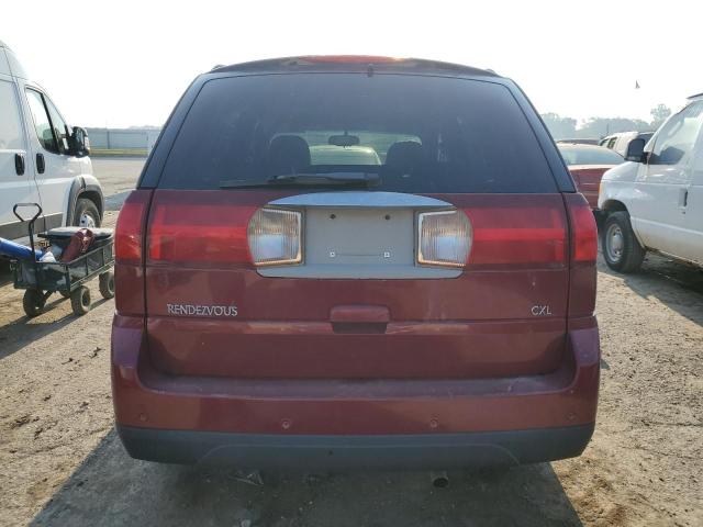 3G5DB03L66S611824 - 2006 BUICK RENDEZVOUS CX MAROON photo 6