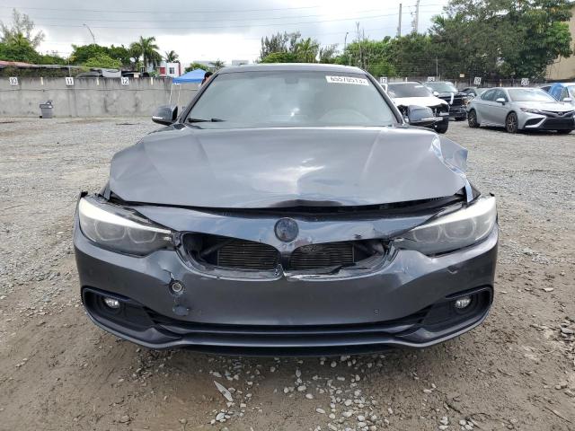 WBA4J1C57JBG77354 - 2018 BMW 430I GRAN COUPE CHARCOAL photo 5