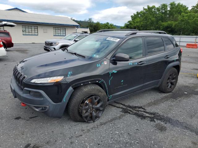 1C4PJMBB6FW655206 - 2015 JEEP CHEROKEE TRAILHAWK BLACK photo 1