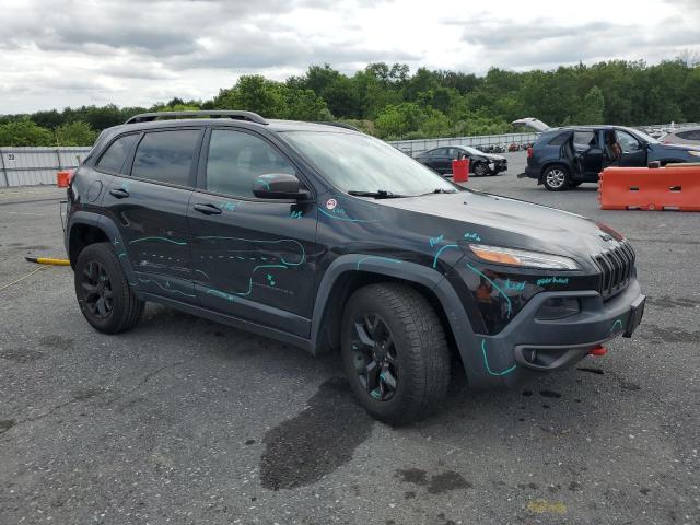 1C4PJMBB6FW655206 - 2015 JEEP CHEROKEE TRAILHAWK BLACK photo 4