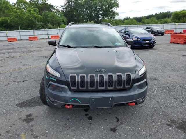 1C4PJMBB6FW655206 - 2015 JEEP CHEROKEE TRAILHAWK BLACK photo 5
