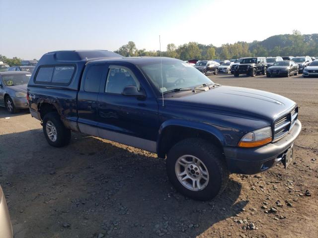 1D7HG32X83S185696 - 2003 DODGE DAKOTA SPORT BLUE photo 4