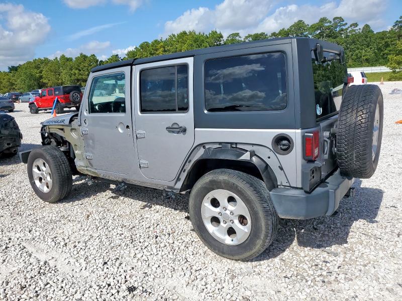1C4BJWEG2DL691650 - 2013 JEEP WRANGLER U SAHARA GRAY photo 2