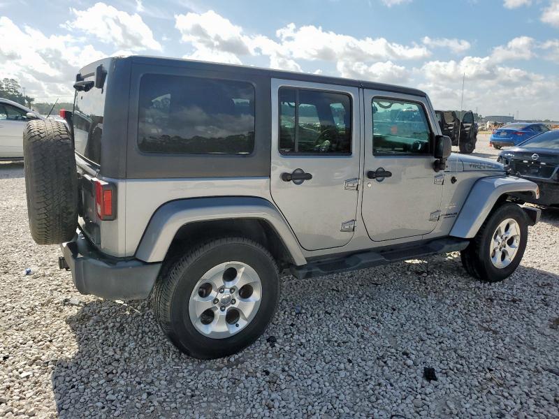 1C4BJWEG2DL691650 - 2013 JEEP WRANGLER U SAHARA GRAY photo 3