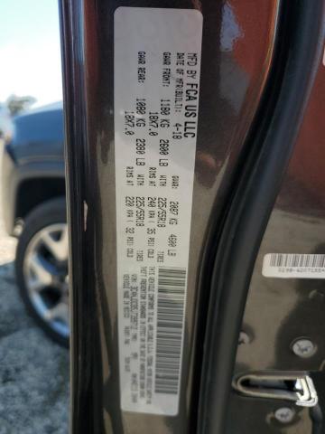 3C4NJDCB5JT399712 - 2018 JEEP COMPASS LIMITED Grafitowy zdjęcie 13