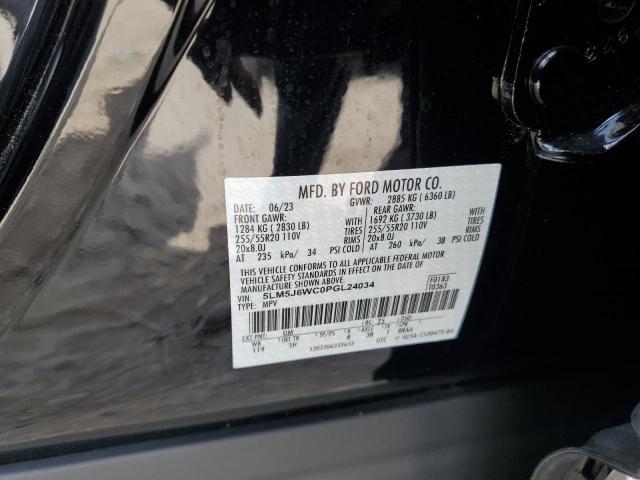 5LM5J6WC0PGL24034 - 2023 LINCOLN AVIATOR შავი ფოტო 14