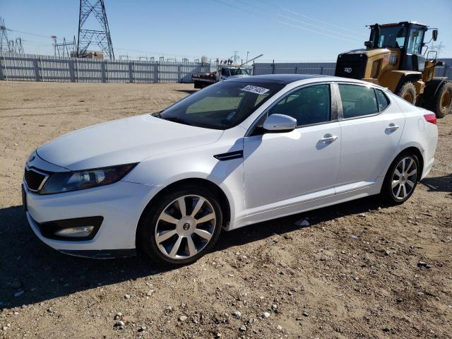 5XXGR4A67DG168415 - 2013 KIA OPTIMA SX WHITE photo 1