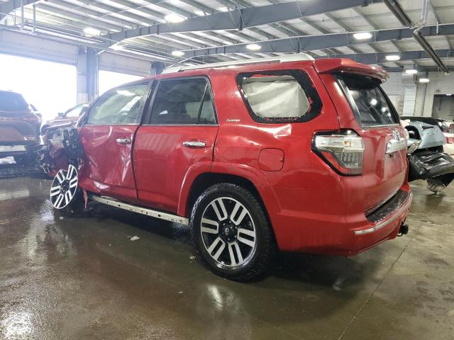 JTEKU5JR0M5966828 - 2021 TOYOTA 4RUNNER TRAIL RED photo 2