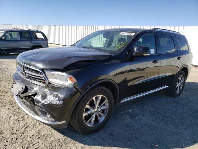 1C4RDHDG5GC476920 - 2016 DODGE DURANGO LIMITED BLACK photo 2