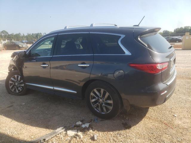 5N1AL0MM8EC540772 - 2014 INFINITI QX60 GRAY photo 2