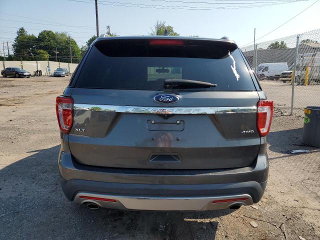 1FM5K8D85GGB13504 - 2016 FORD EXPLORER XLT CHARCOAL photo 6