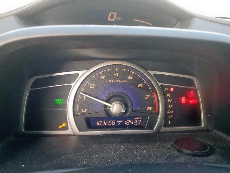 2HGFA16866H510790 - 2006 HONDA CIVIC EX BLUE photo 9