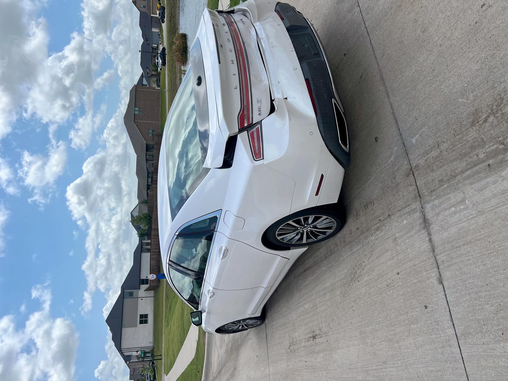 3LN6L5A91KR609138 - 2019 LINCOLN MKZ WHITE photo 3