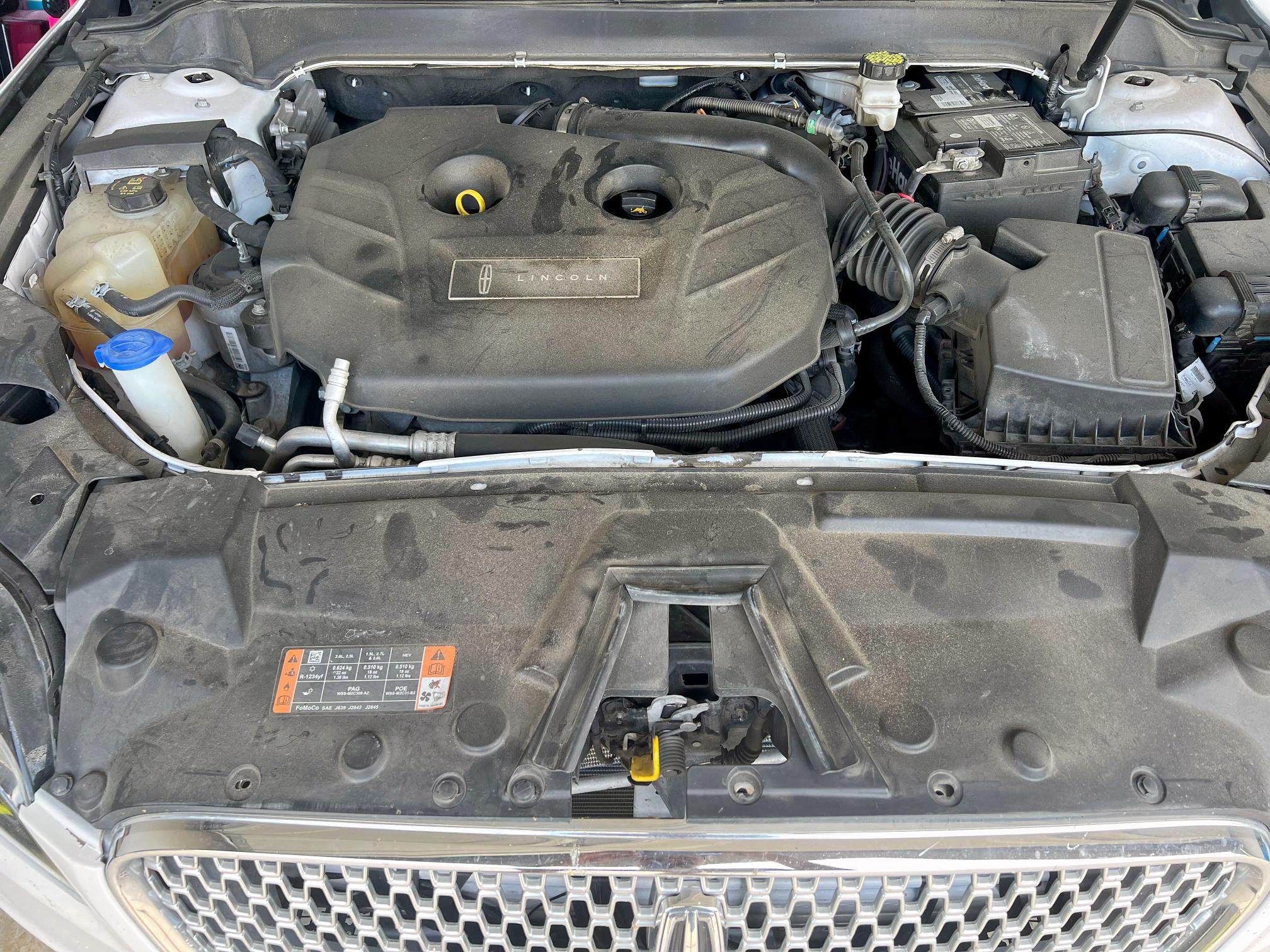 3LN6L5A91KR609138 - 2019 LINCOLN MKZ WHITE photo 7