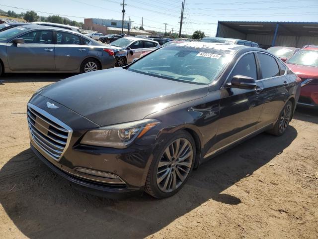 KMHGN4JF7FU015506 - 2015 HYUNDAI GENESIS 5.0L BROWN photo 1