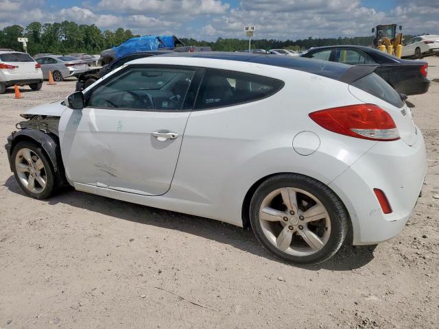 KMHTC6ADXEU211016 - 2014 HYUNDAI VELOSTER WHITE photo 2