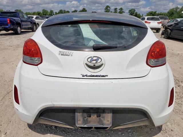 KMHTC6ADXEU211016 - 2014 HYUNDAI VELOSTER WHITE photo 6