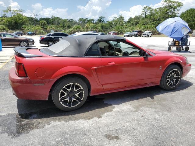 1FAFP444XYF182041 - 2000 FORD MUSTANG RED photo 3