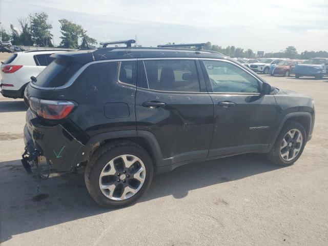 3C4NJDCB9JT341294 - 2018 JEEP COMPASS LIMITED Սև լուսանկար 3
