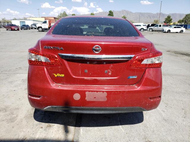 3N1AB7AP5DL786151 - 2013 NISSAN SENTRA S RED photo 6